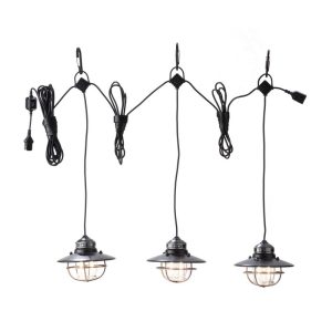 BAREBONES – EDISON STRING LIGHTS BLACK/BRONZE