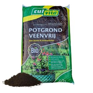 Culvita – Biologische Veenvrije Potgrond – 40L – Duurzaam & Turfvrij