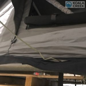 KOALA CREEK® raamluifel / deurluifel uitzet stok (Spring rod) met V